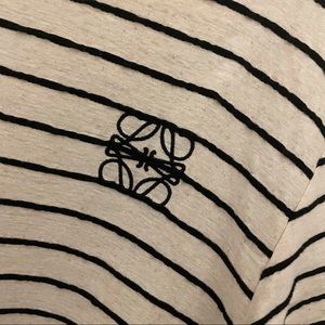 Loewe women’s anagram stripe t-shirt size s